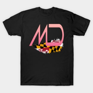 MD STATE FLAG DESIGN T-Shirt